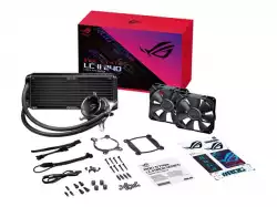 ASUS ROG Strix LC II 240 all-in-one liquid CPU cooler with Aura Sync