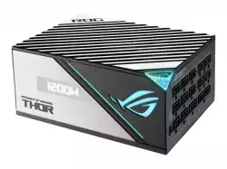 ASUS ROG THOR 1200W Platinum II Fully Modular Power Supply 80 Plus Platinum ROG heatsinks 135mm PWM fan Aura Sync PCIe Gen 5.0 Ready