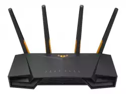 Asus Gaming Wireless Router,TUF Gaming AX3000 V2, AX3000, Dual-Band, Quad-Core 1.7GHz CPU, 256MB/512MB Flash/RAM, 2.5Gport, AiProtection Pro, Adaptive QoS, VPN Fusion, IPTV, OFDMA, Beamforming, Link Aggregation, Port forwarding, AiMesh, Black