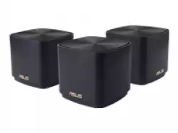 Asus Mesh WiFi, ZenWiFi XD4 Plus 3PK, AX1800, Dual-Band, coverage up to 446m2, Dual-Core CPU, 128MB/256MB Flash/RAM, Gigabit, AiProtection Classic, Traditional QoS, VPN server/client, IPTV, AiMesh, montare pe perete, Black