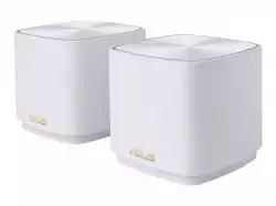 Asus Mesh WiFi, ZenWiFi XD5 2PK, AX3000, Dual-Band, coverage up to 360m2, Quad-Core 1.7GHz CPU, 128MB/512MB Flash/RAM, Gigabit, AiProtection Classic, Traditional QoS, VPN server/client, IPTV, OFDMA, Beamforming, AiMesh, White