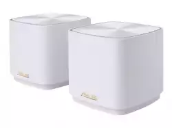 Asus Mesh WiFi, ZenWiFi XD5 2PK, AX3000, Dual-Band, coverage up to 360m2, Quad-Core 1.7GHz CPU, 128MB/512MB Flash/RAM, Gigabit, AiProtection Classic, Traditional QoS, VPN server/client, IPTV, OFDMA, Beamforming, AiMesh, White