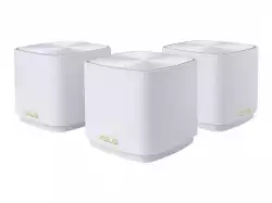 Asus Mesh WiFi system, ZenWiFi XD5 3PK, AX3000, Dual-Band, coverage up to 700m2, Quad-Core 1.7GHz CPU, 128MB/512MB Flash/RAM, Gigabit, AiProtection Classic, Traditional QoS, VPN server/client, IPTV, OFDMA, Beamforming, AiMesh, Black