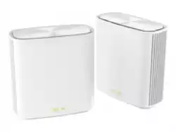 Asus Mesh WiFi system, ZenWiFi XD6S 2PK, AX5400, Dual-Band, coverage up to 500m2, Tri-Core 1.5GHz CPU, 128MB/512MB Flash/RAM, Gigabit, AiProtection Pro, Adaptive QoS, VPN server/client, IPTV, OFDMA, Beamforming, AiMesh, suport montare pe perete, White