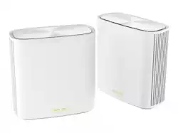 Asus Mesh WiFi system, ZenWiFi XD6S 2PK, AX5400, Dual-Band, coverage up to 500m2, Tri-Core 1.5GHz CPU, 128MB/512MB Flash/RAM, Gigabit, AiProtection Pro, Adaptive QoS, VPN server/client, IPTV, OFDMA, Beamforming, AiMesh, suport montare pe perete, White
