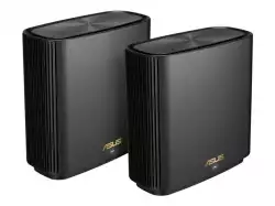 Asus Mesh WiFi system, ZenWiFi XT9 2PK, AX7800, Tri-Band, coverage up to 530m2, Quad-Core 1.7GHz CPU, 256MB/1GB Flash/RAM, 2.5G port, AiProtection Pro, Adaptive QoS, VPN server/client, IPTV, OFDMA, Beamforming, Link Aggregation, AiMesh, Black
