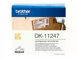 Brother DK-11247 Large Shipping Paper 103mm x 164mm (180), Black on White