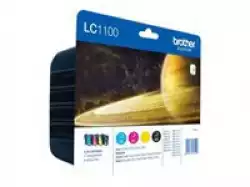 BROTHER LC-1100 ink cartridge black and tri-colour standard capacity black 9.5ml colour 7.5ml black 450 pages colour 325p 4-p