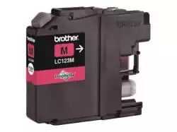 BROTHER LC-123 ink cartridge magenta high capacity 600 pages 1-pack blister without alarm