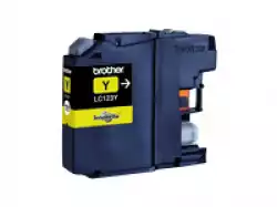 BROTHER LC-123 ink cartridge yellow high capacity 600 pages 1-pack blister without alarm