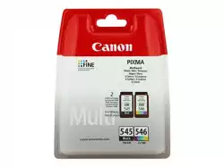 CANON 1LB PG-545 / CL-546 ink cartridge black and colour standard capacity bk 180p cl 180p 2-pack blister with alarm