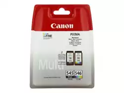 CANON 1LB PG-545 / CL-546 ink cartridge black and colour standard capacity bk 180p cl 180p 2-pack blister without alarm