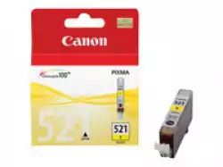 CANON CLI-521Y ink cartridge yellow standard capacity 1-pack blister with alarm
