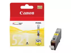CANON CLI-521Y ink cartridge yellow standard capacity 1-pack blister with alarm