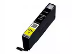 CANON CLI-551XL Y BL ink cartridge yellow 695 pages 1-pack blister with alarm
