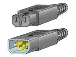 CISCO Cabinet Jumper Power Cord 250 VAC 13A C14-C15 Connector                          