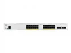 CISCO Catalyst 1000 24-Port Gigabit PoE+ PoE Budget 195W 4 x 1G SFP Uplinks LAN Base                          