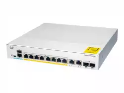 Cisco Catalyst 1000 8port GE, POE, Ext PS, 2x1G SFP