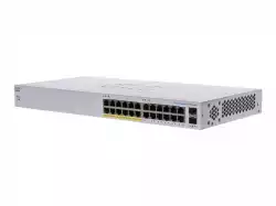 Cisco CBS110 Unmanaged 24-port GE, Partial PoE, 2x1G SFP Shared