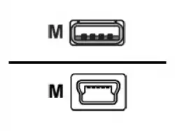 CISCO Console Cable 6ft with USB Type A and mini-B