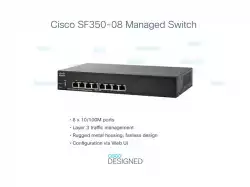 CISCO SF350-08 8-port 10/100 Managed Switch
