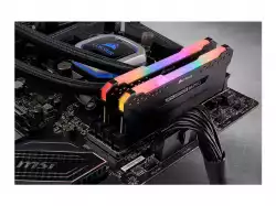 CORSAIR 16GB RAMKit 2x8GB DDR4 3200MHz 2x288 DIMM Unbuffered 16-18-18-36 Vengeance RGB Pro Black Heat Spreader RGB LED 1.35V XMP2.0