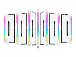 CORSAIR 16GB RAMKit 2x8GB DDR4 3200MHz 2x288 DIMM Unbuffered 16-18-18-36 Vengeance RGB Pro White Heat Spreader RGB LED 1.35V XMP2.0