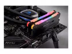 CORSAIR 32GB RAMKit 2x16GB DDR4 3200MHz 2x288 DIMM unbuffered 16-18-18-36 Vengeance RGB Pro Black Heat spreader RGB LED 1.35V XMP2.0