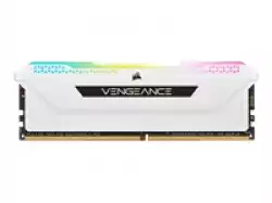 CORSAIR DDR4 16GB 2x8GB 3200MHz DIMM CL16 VENGEANCE RGB Pro SL White 1.35V XMP 2.0