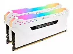 CORSAIR DDR4 3600MHz 16GB 2 x 288 DIMM Unbuffered Vengeance RGB PRO White Heat spreader RGB LED 1.35V XMP 2.0                          