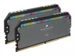 CORSAIR DOMINATOR PLATINUM RGB 32GB 2x16GB DDR5 5200MT/s DIMM Unbuffered 40-40-40-77 STD PMIC AMD EXPO Cool Grey Heatspreader 1.25V