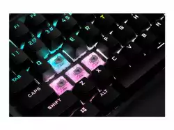 Corsair K70 RGB TKL CHAMPION SERIES Tenkeyless Mechanical Gaming Keyboard, Backlit RGB LED, CHERRY MX Red, Black, Black PBT Keycaps