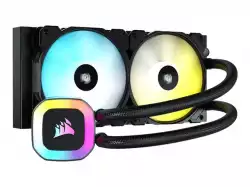 CORSAIR H100 RGB, 240mm Radiator, Liquid CPU Cooler