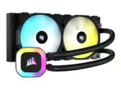 CORSAIR H100 RGB, 240mm Radiator, Liquid CPU Cooler