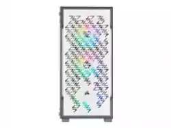 Corsair iCUE 220T RGB Airflow Tempered Glass Mid-Tower Smart Case, White