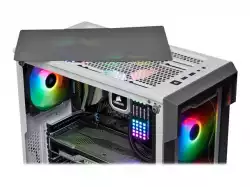 Corsair iCUE 220T RGB Airflow Tempered Glass Mid-Tower Smart Case, White