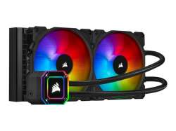 CORSAIR iCUE H115i ELITE CAPELLIX 280mm Radiator Dual 140mm ML RGB Fans Software Control Liquid CPU Cooler