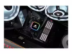 CORSAIR iCUE H115i RGB PRO XT, 280mm Radiator, Dual 140mm PWM Fans, Software Control, Liquid CPU Cooler