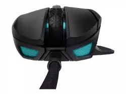 Corsair NIGHTSWORD RGB, Performance Tunable FPS/MOBA Gaming Mouse, Black, Backlit RGB LED, 18000 DPI, Optical (EU version)