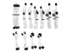CORSAIR Premium Individually Sleeved DC Cable Pro Kit Type 4 White                          
