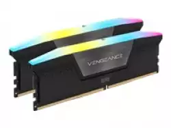 CORSAIR VENGEANCE RGB 32GB 2x16GB DDR5 5600MHz DIMM Unbuffered 36-36-36-76 XMP 3.0 Black Heatspreader RGB LED 1.25V