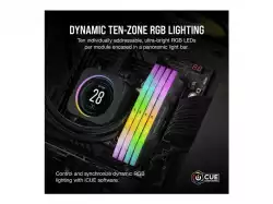 CORSAIR VENGEANCE RGB 32GB 2x16GB DDR5 6000MT/s DIMM Unbuffered 36-44-44-96 Std PMIC XMP 3.0 Black Heatspreader PCB 1.4V