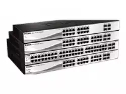 D-Link 16 10/100/1000 Base-T port with 4 x 1000Base-T /SFP ports