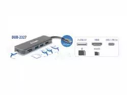 D-Link 6-in-1 USB-C Hub with HDMI/Card Reader/Power Delivery