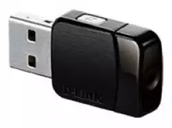 Безжичен адаптер D-Link DWA-171, Dual band, AC600 MU-MIMO, 2.4GHz, USB 2.0, Черен