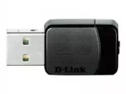 Безжичен адаптер D-Link DWA-171, Dual band, AC600 MU-MIMO, 2.4GHz, USB 2.0, Черен