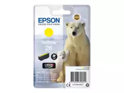 EPSON 3LB 26 ink cartridge yellow standard capacity 4.5ml 300 pages 1-pack RF-AM blister w/s
