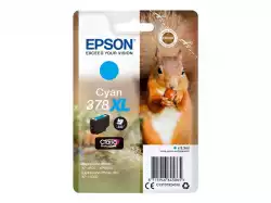 EPSON 1LB 378XL Cyan Ink Cartridge With Security w/s