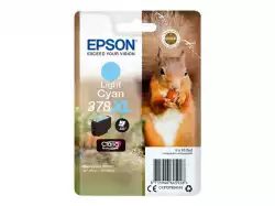 EPSON 378XL Light Cyan Ink Cartridge With Security w/s