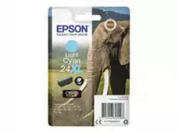 EPSON 5LB 24XL ink cartridge light cyan high capacity 9.8ml 740 pages 1-pack blister without alarm
